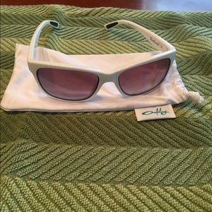 Oakley white sunglasses